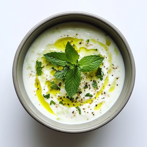 Frescura Cenital: Sopa Fría de Calabacín con Lima y Yogur Griego